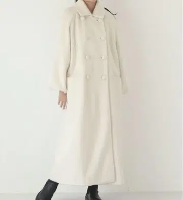 뮤게 shaggy long coat 샤기 롱 코트