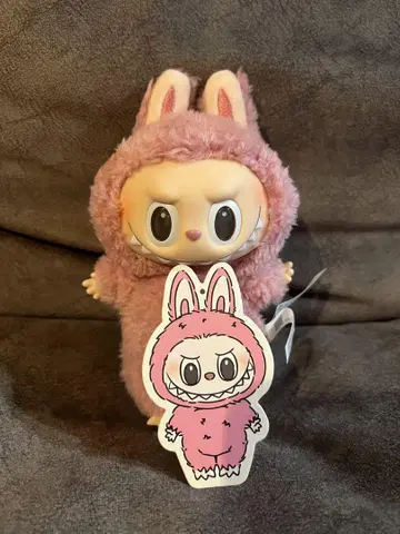 정품 POPMART Labubu 마카롱 Lychee Berry