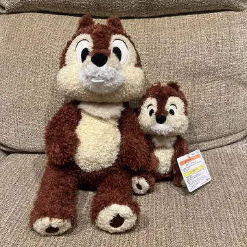 도쿄 디즈니 리조트 칩 푸들 터치 봉제 인형 대소