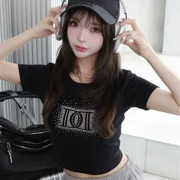 Darich 샤이니 DD 로고 컴팩트 티셔츠