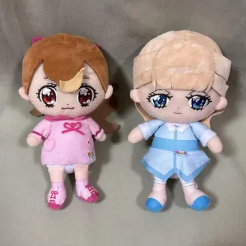 원더풀 프리큐어 큐어 프렌즈 봉제 인형 네코야시키 유키 이누카이 코무기