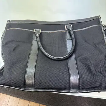 츠치야 가방 비즈니스 백 블랙 나일론 가죽