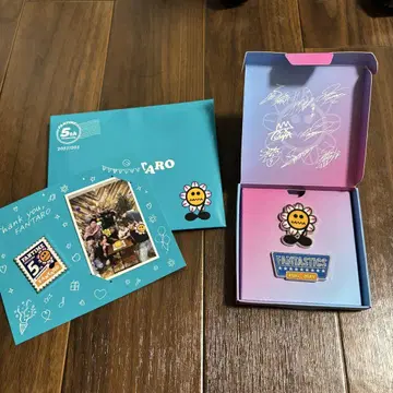입장 특전 2년분 FANTIME FANTARO DAY 핑 배지 팬타