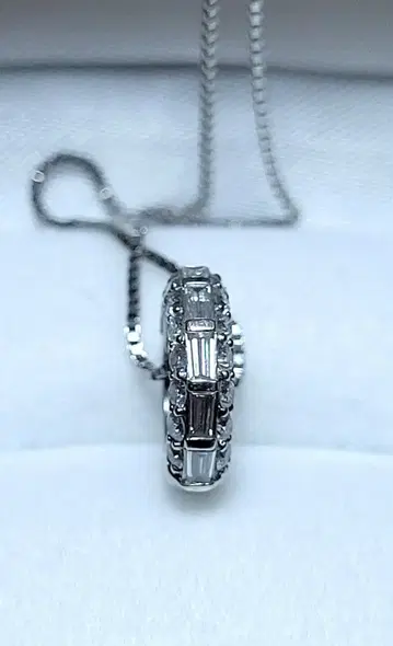 벨시에라 플라티나 다이아몬드 목걸이