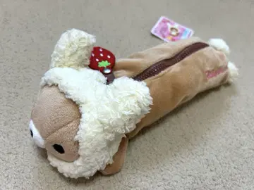 헤이세이 레트로 초레어 딸기 대장 리락쿠마 봉제 인형 펜 파우치 택 포함