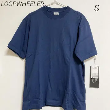 0510 LOOPWHEELER 루프 휠러 새상품 네이비 T셔츠 S