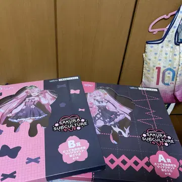 다이토 복권 벚꽃 미쿠 하츠네 미쿠 아주 커다란 클리어 스탠드 A상 B상