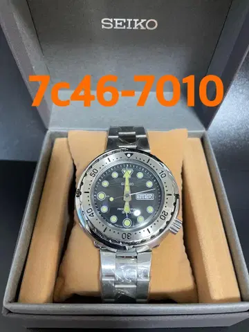 7c46-7010 SEIKO 다이버 튜나캔 7c46 SBBN007