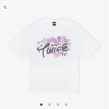 TWICE T셔츠 [ L ] / 화이트 [ THIS IS FOR ]