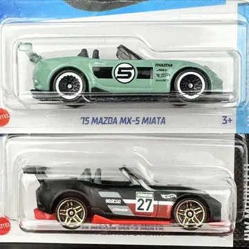 핫휠 미니카 미국판 15 마쓰다 MX-5 미아타 2대 세트