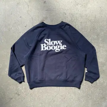 SCREEN STARS Slow Boogie 네이비 맨투맨