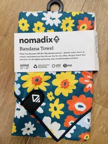 nomadix 반다나 초흡수 속건성 꽃무늬