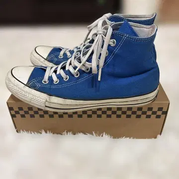 컨버스 converse 블루 하이컷 스니커즈