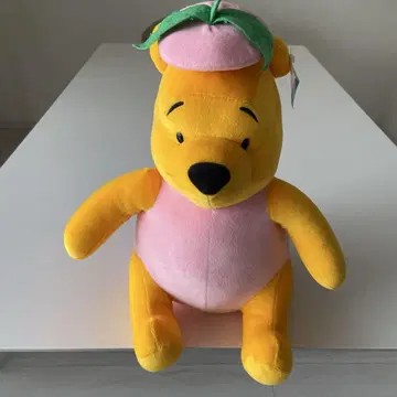 레어! 레트로 푸우 봉제 인형 허벅지 복숭아 피치
