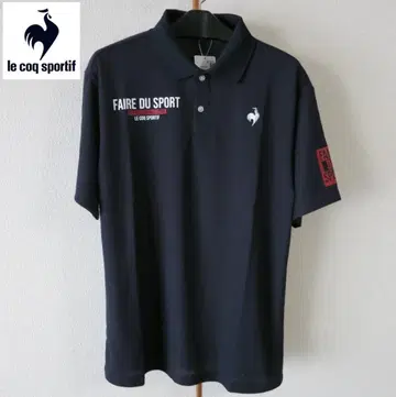 새상품 le coq sportif 피케 셔츠 네이비 XL 르꼬끄