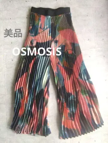 OSMOSIS 다색 플리츠 가공 캐주얼 팬츠