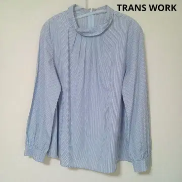 TRANS WORK 긴팔 셔츠 스트라이프
