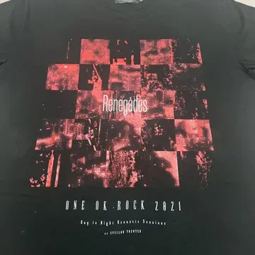 ONE OK ROCK 2021 Renegades T셔츠 XL