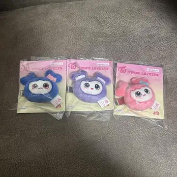 TWICE LOVERYS 봉제 인형 헤어핀 BABY LOVELYS