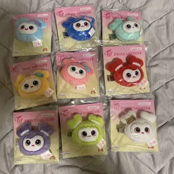 트와이스 봉제 인형 헤어핀