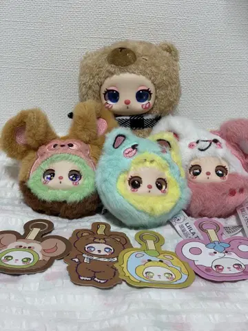 liila 봉제 인형 세트
