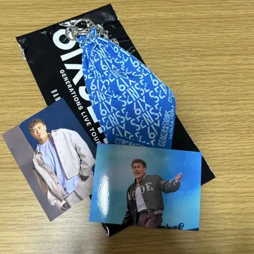 GENERATIONS 포토 카드 반다나 키링 나카츠카 유타