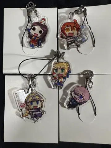 FGO 로손 아크릴 키링 클리어 스트랩