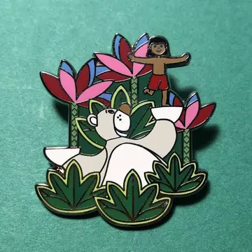 정글북 핀 배지 disney