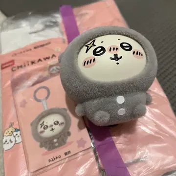 MINISO x chiikawa 페이스 체인지 마스코트 랏코