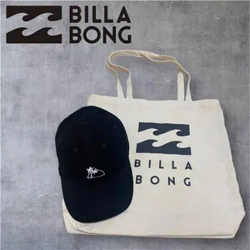 BILLABONG 코듀로이 로우캡 자수 토트백 세트 판매