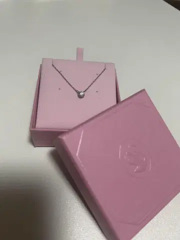 SWAROVSKI 목걸이 실버 BOX 포함