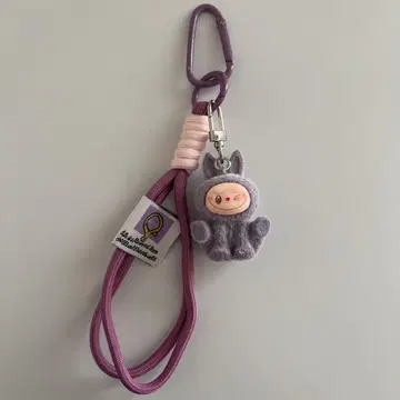 LABUBU 봉제 인형 키링 스트랩