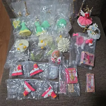 반다이 카드캡터 사쿠라 캡슐 토르소 마네킹 5 사쿠라 카드 편 SET