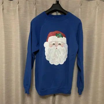 빈티지 헤인즈 80s XL 1점 산타클로스 맨투맨