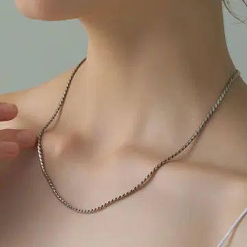 PIMENTE 실버 목걸이 SV925 48cm 피몬테