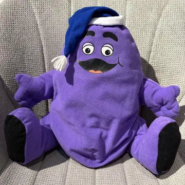 맥도날드 McDonald 그리 Grimace 봉제 인형 2002