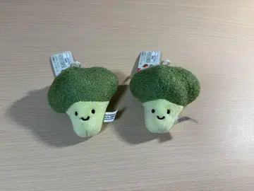 다이소 키체인 채소 브로콜리 2개 세트