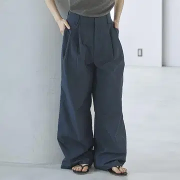 턱 와이드 팬츠