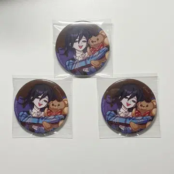 단간론파 캔뱃지 BOX A 마네키네코 콜라보 오마 코키치 3종 세트