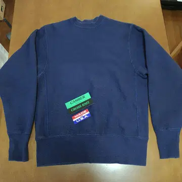 익명 배송 CAMBER 캠버 크로스 니트 속기모 네이비 SMALL
