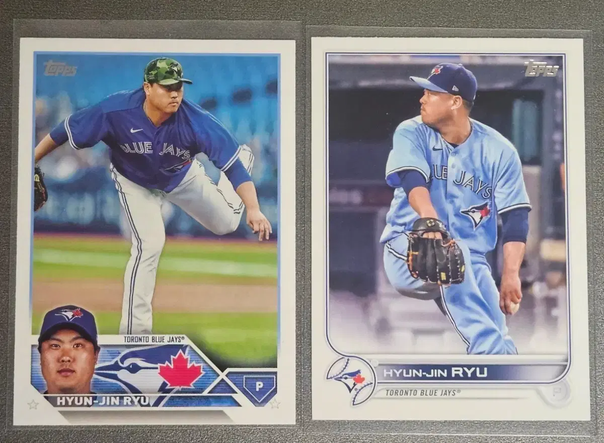 Topps 류현진 토론토 블루제이스 카드 랏