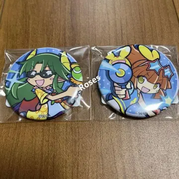 뿌요뿌요 미도쿠지사마~ 2025 캔뱃지 아루루 사탄 2개 세트