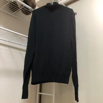존스메들리 블랙 터틀넥 니트 긴팔 울