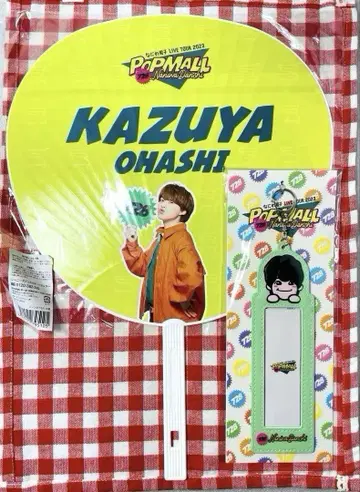 나니와단시 팝 몰 오하시 카즈야 포토 카드 홀더 부채