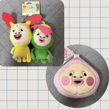 새상품 코비토즈칸 카쿠레모모지리 봉제 인형 거울 & 니코 키링
