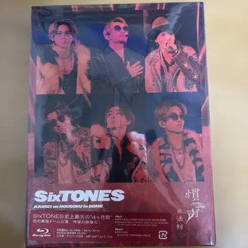 SixTONES 관성 법칙 초회반 Blu-ray