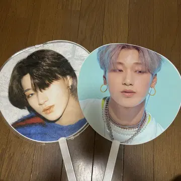 ATEEZ SAN 산 부채 세트