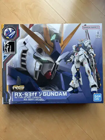 RG RX-93ff 뉴 건담 미개봉 건담 베이스 SIDE-F 한정판