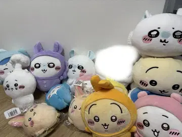 귀여운 캐릭터 봉제 인형 세트