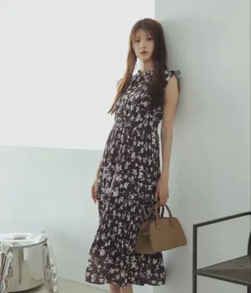 내추럴 뷰티 베이직 블러 플라워 원피스 S